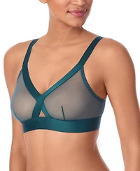 Dkny Women's Sheers Unlined Mesh Bralette Bra DK4084