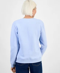 Style & Co Petite Tulip Graphic Print Sweatshirt, Macy's Exclusive