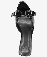 Aaj By Aminah Women's Giselle Bow Mule Dress Sandals