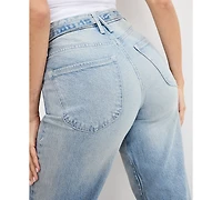 Good American Women's Palazzo Cropped Jeans