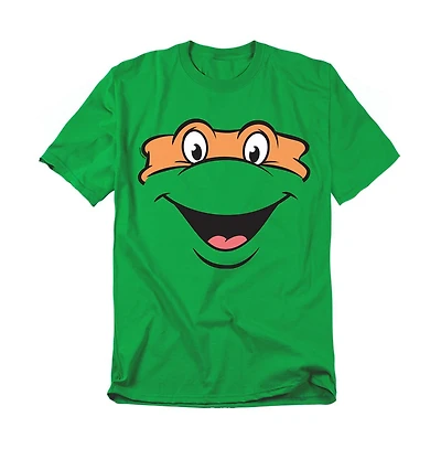 Logovision Men's Teenage Mutant Ninja Turtles Michaelangelo Smile T-Shirt