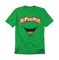 Logovision Men's Teenage Mutant Ninja Turtles Michaelangelo Smile T-Shirt