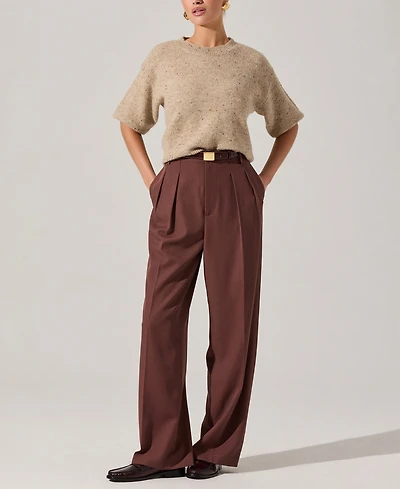Astr the Label Women's Colette Crew Neck Sweater