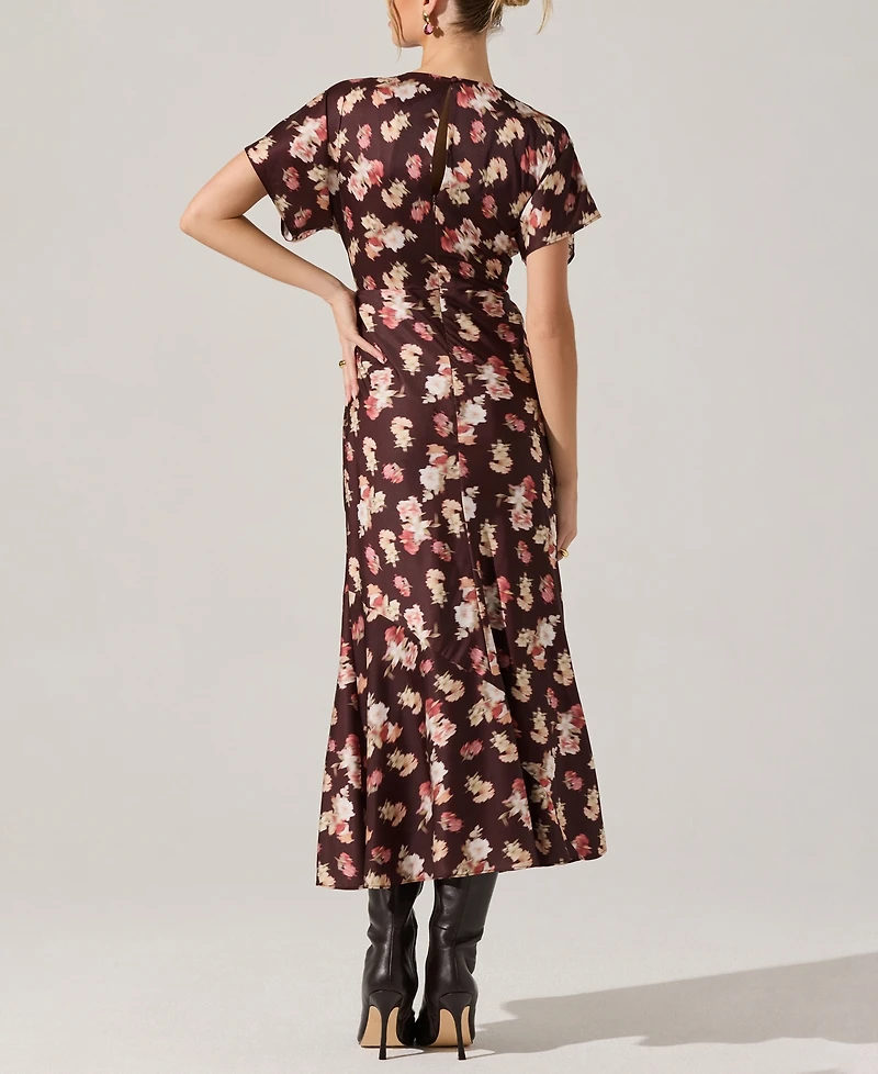 Astr the Label Women's Talyha Short-Sleeve A-Line Dress