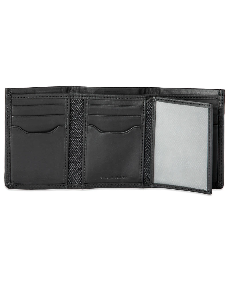 Levi's Men's Rfid Genuine Leather Extra-Capacity Conrad Trifold Wallet