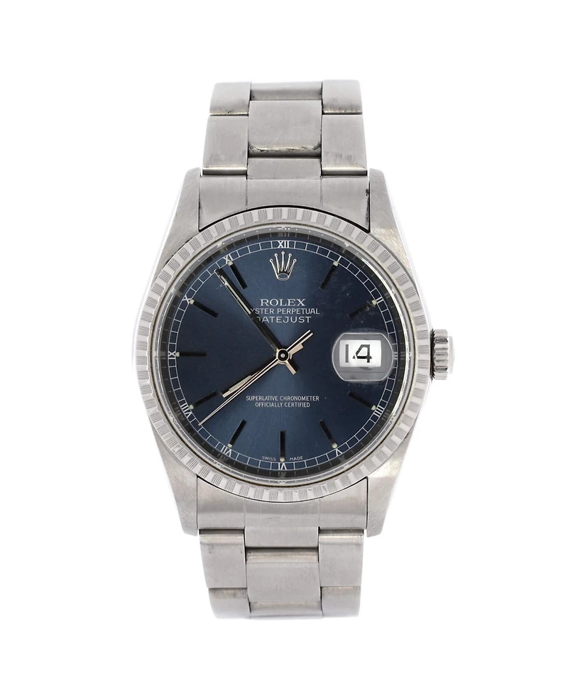 Pre-Owned Rolex Oyster Perpetual Datejust Automatic Watch in Stainless Steel 36mm
