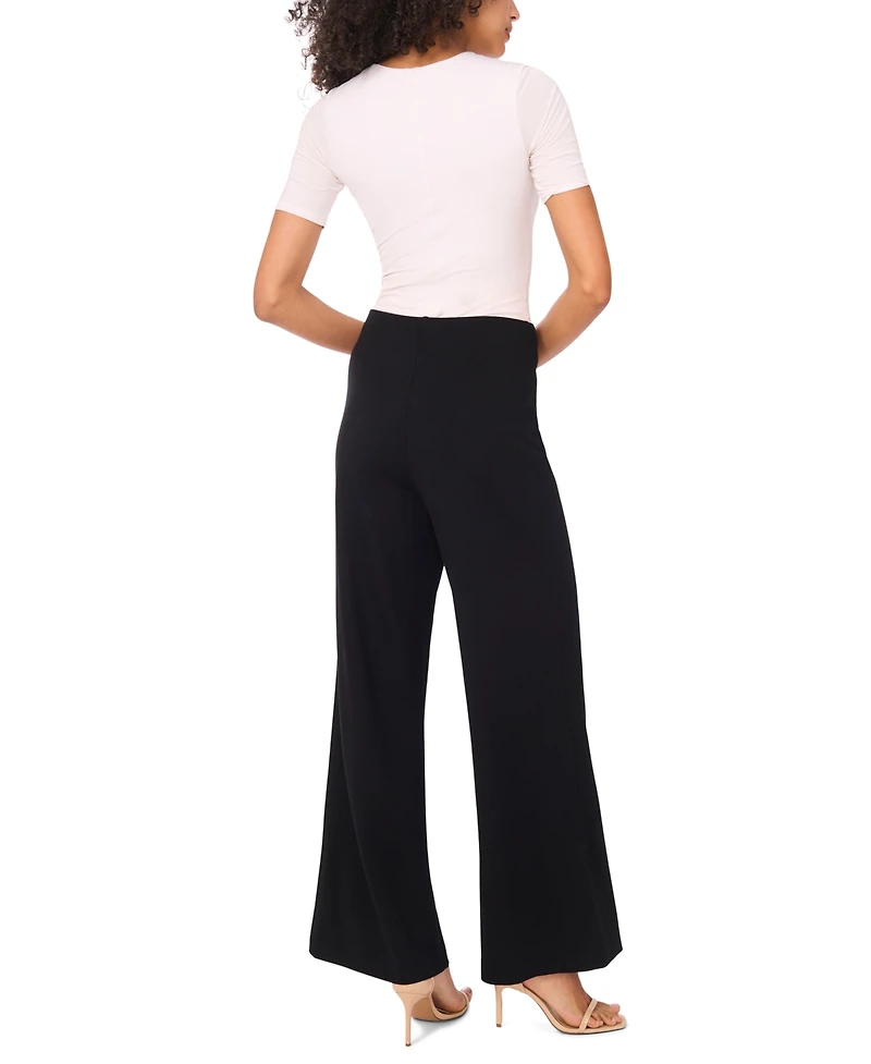 Sam & Jess Women's Ponte Wide Leg Pants