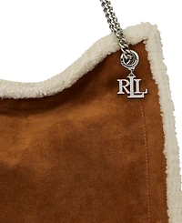 Lauren Ralph Lauren Bradley Large Suede Tote Bag