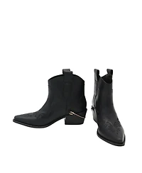 Stivali New York Women's Joy Leather Cowboy Booties