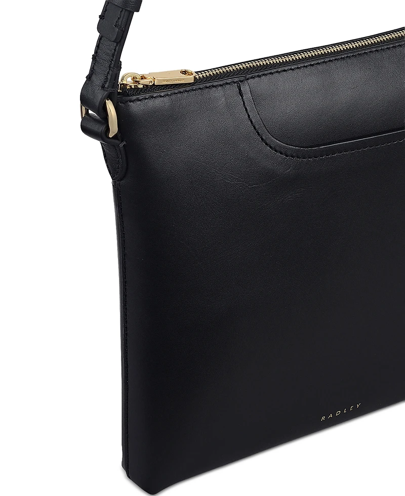Radley London Pockets Small Leather Zip Top Crossbody Bag