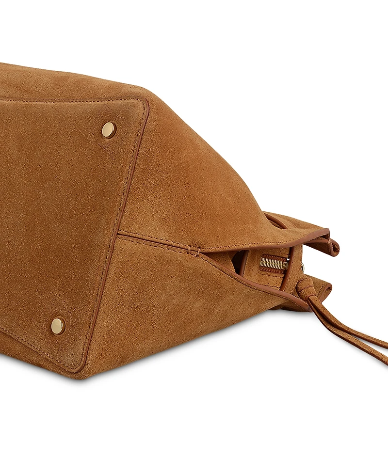 Radley London The Christina Large Suede Zip Top Shoulder Bag