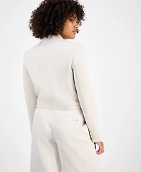 Guess Women's Joandra Double-Breasted Cropped Blazer