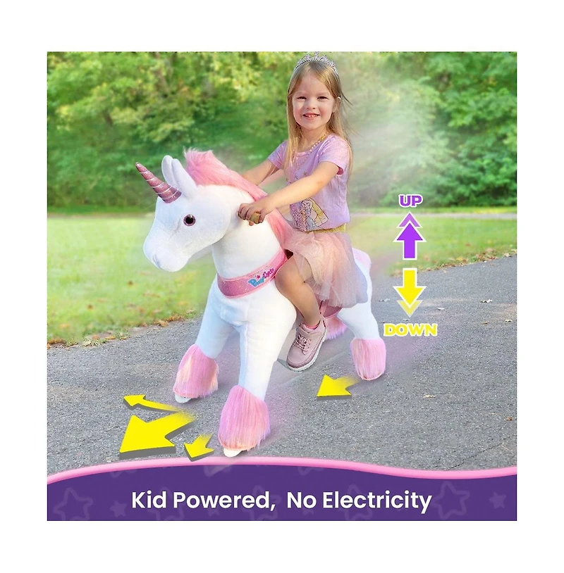 PonyCycle Ride-on Unicorn Model U Size 4 for 4-7 Years