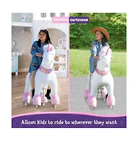 PonyCycle Ride-on Unicorn Pink Model U Size 5 for Age 7-12