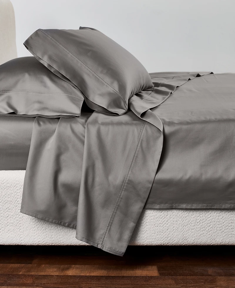 Sunham 1200-Thread Count Solid 4-Pc. Sheet Set