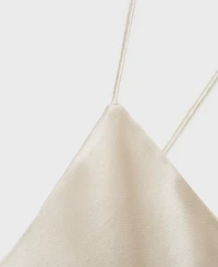 Mango Women's Silk Strapless Nightgown