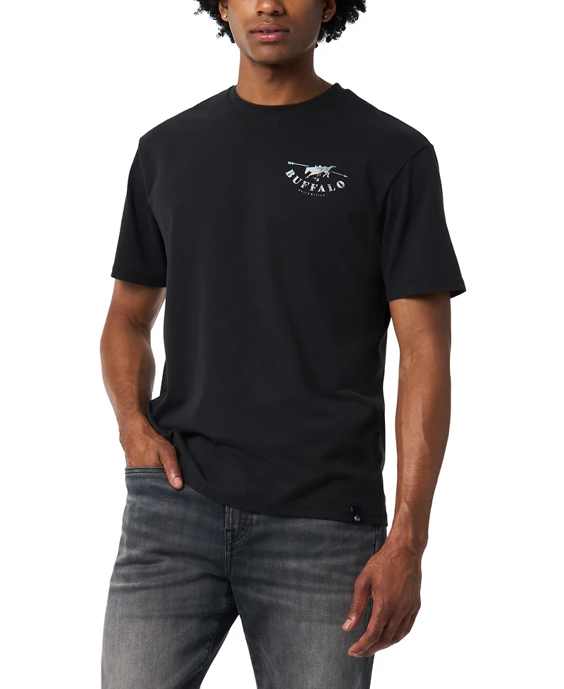 Buffalo David Bitton Men's Talan Regular Fit Crew Neck T-Shirt