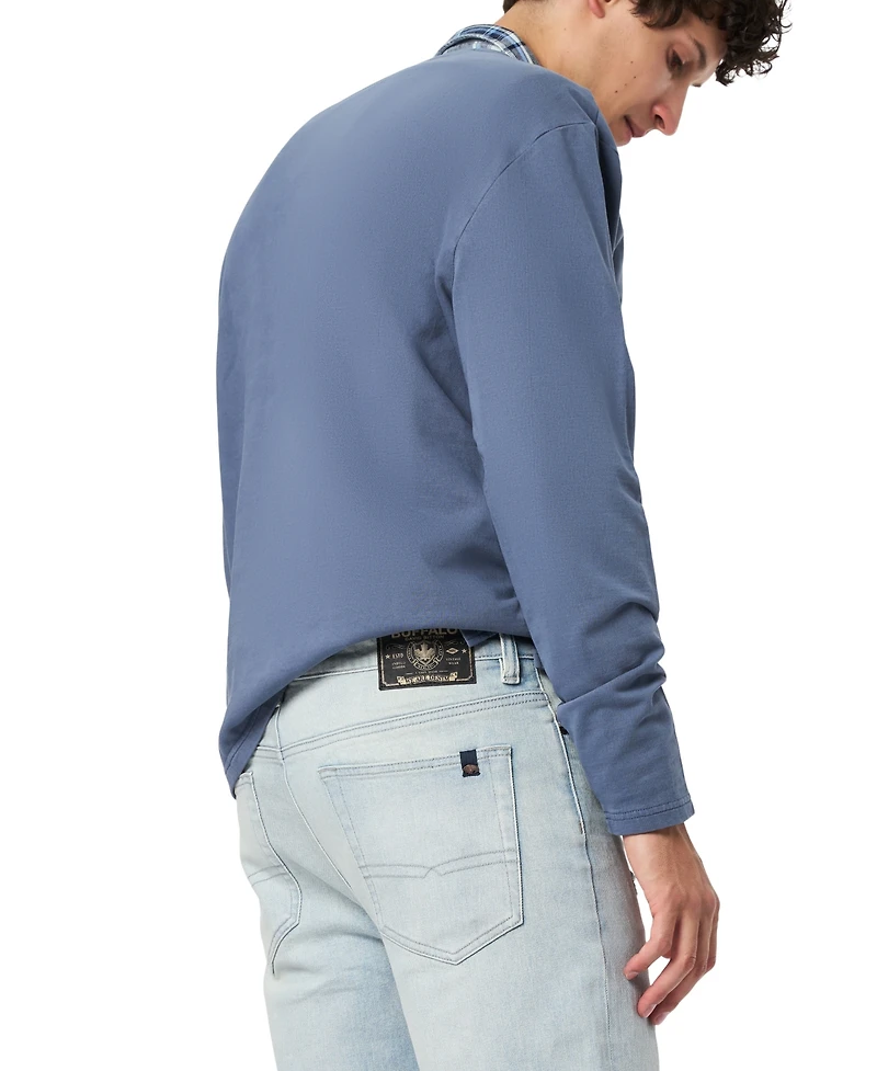 Buffalo David Bitton Men's Kade Long Sleeve Crewneck T-Shirt