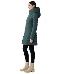 Soia & Kyo Women's Asym Zip Puffer Jacket