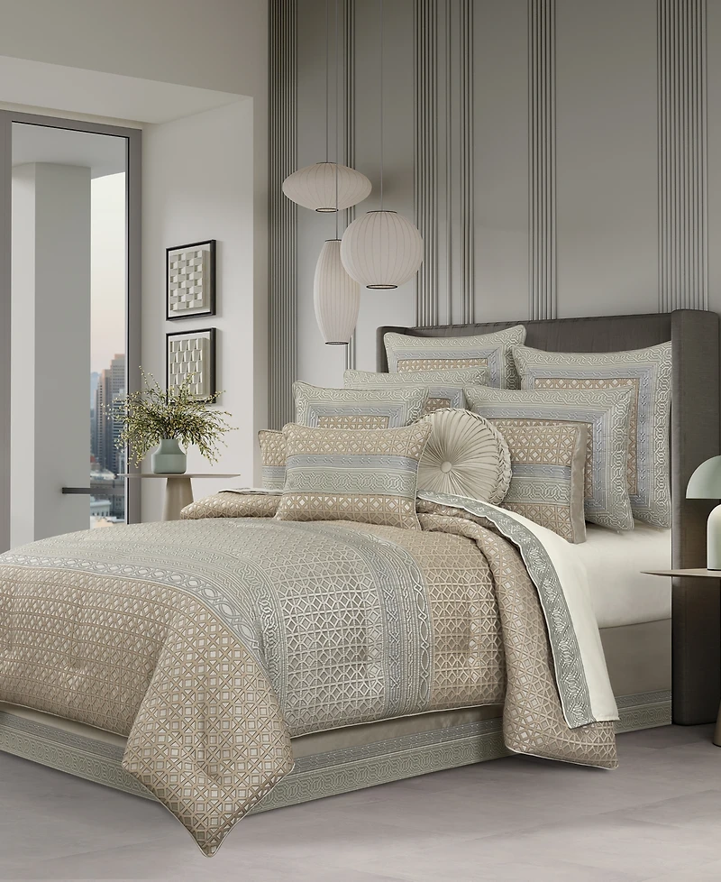 J Queen New York Alaro Embossed 4-Pc. Comforter Set