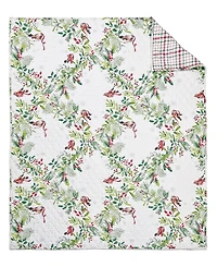Levtex Tinsel Tidings Reversible Quilted Throw, 50" x 60"