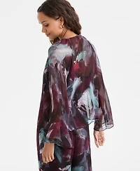 I.n.c. International Concepts Petite Tie-Front Top, Macy's Exclusive