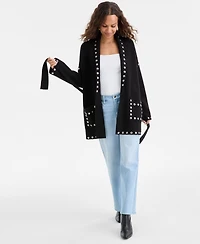 I.n.c. International Concepts Petite Studded Cardigan, Macy's Exclusive