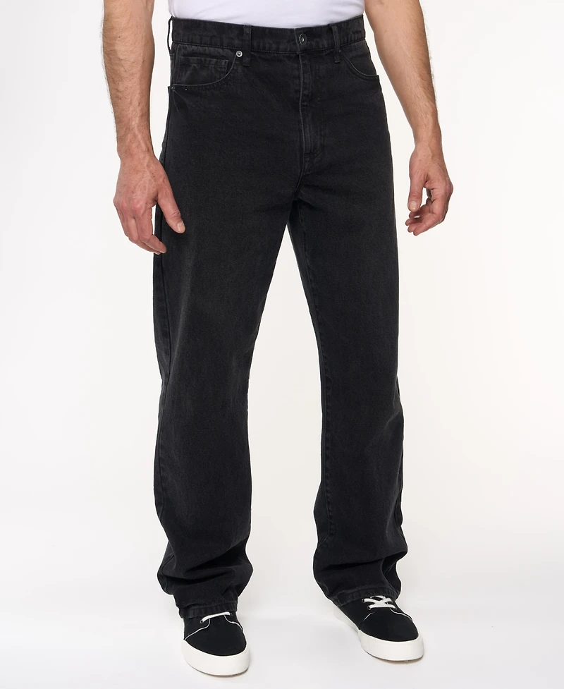 Lazer Men's Loose Fit Denim Jeans