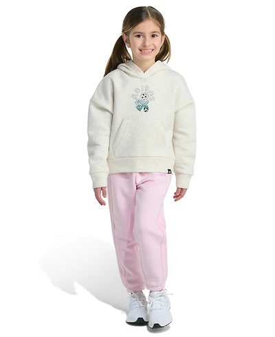 adidas Toddler and Little Girls 2-Piece Pull-On Hoodie Pant Set
