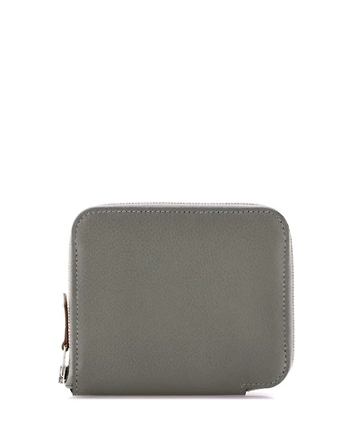 Pre-Owned Hermes Compact Azap Zip Around Wallet Silk'in Evercolor