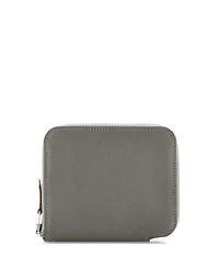 Pre-Owned Hermes Compact Azap Zip Around Wallet Silk'in Evercolor