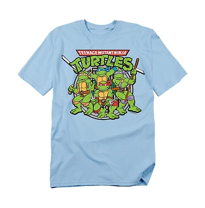 Logovision Men's Tmnt Classic Turtles T-Shirt