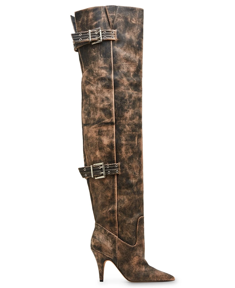Steve Madden Women's Baddie Over-the-Knee Slouchy Dress Boots