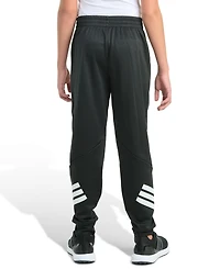 adidas Big Boys Elastic Waistband 3-Stripe Jogger Pants