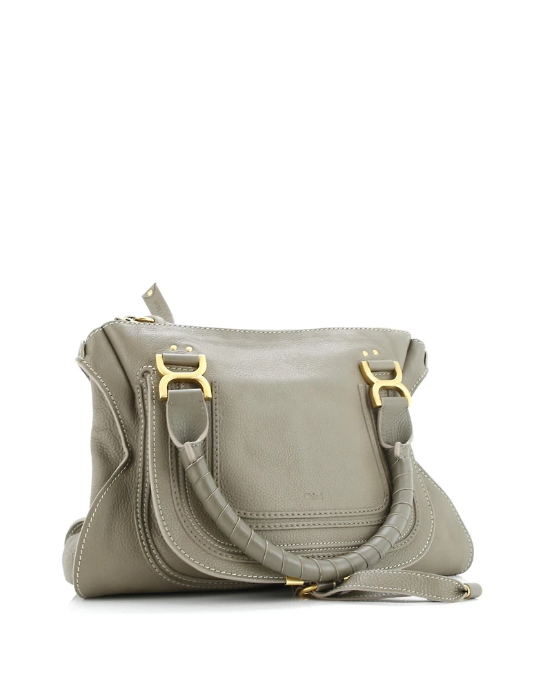Pre-Owned Chloe Medium Marcie Shoulder Bag Leather