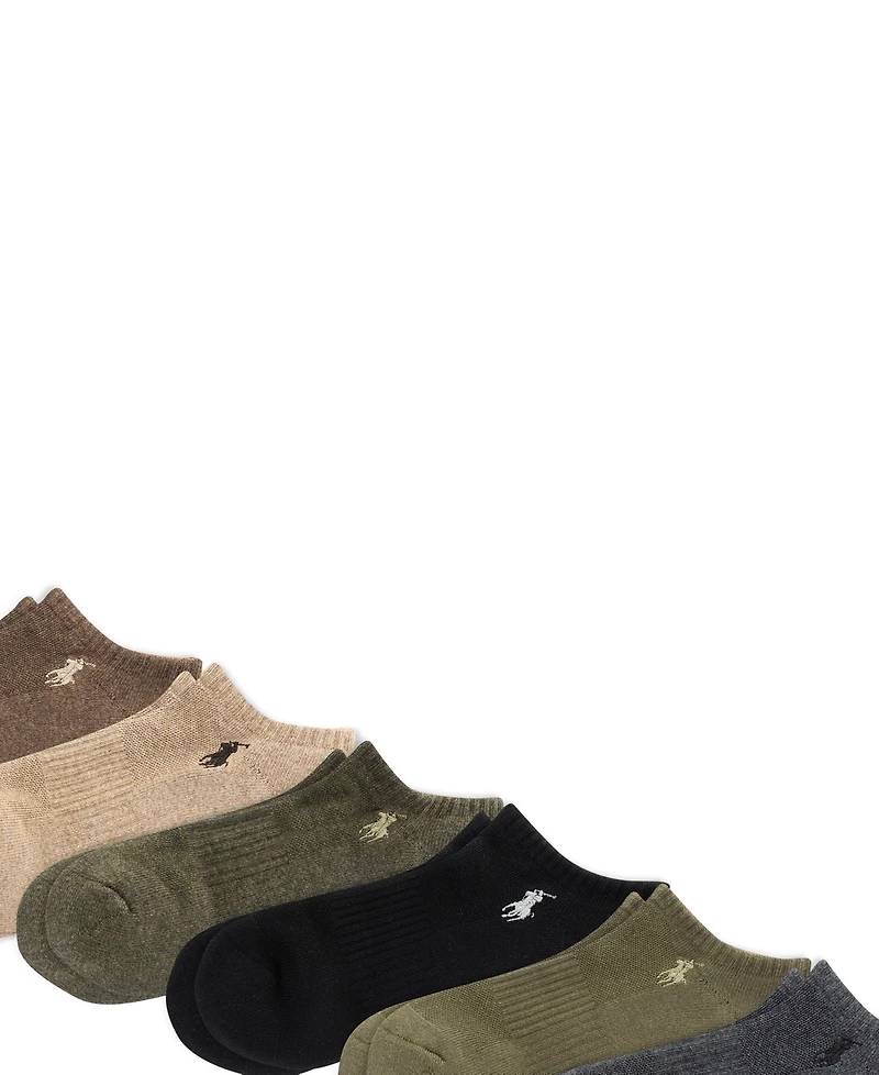 Polo Ralph Lauren Men's 6-Pack Performance Sport Low Cut Socks
