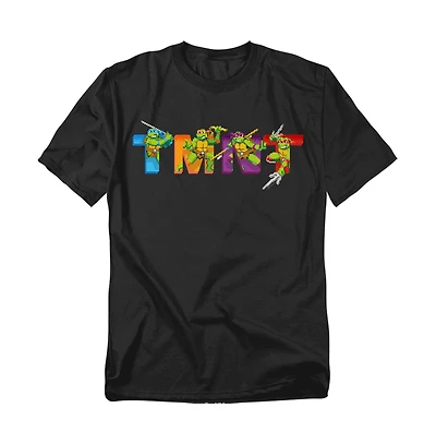 Logovision Men's Tmnt Arcade Main Screen T-Shirt