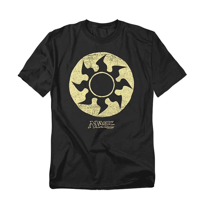 Logovision Men's Magic The Gathering White Symbol T-Shirt