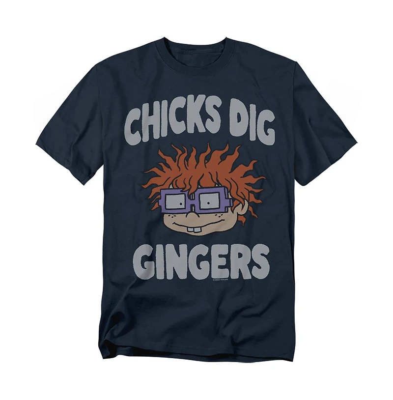 Logovision Men's Rugrats Chicks Dig Gingers T-Shirt