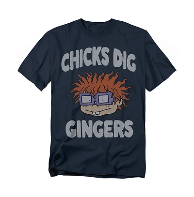 Logovision Men's Rugrats Chicks Dig Gingers T-Shirt