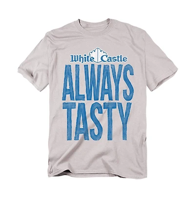 Logovision Men's White Castle Always Tasty T-Shirt