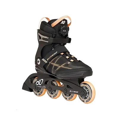 K2 Alexis 80 Boa Black/Pink Womens Inline Skates