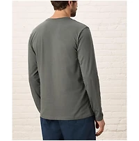 Pact Men's Organic Cotton Softspun Long Sleeve Henley