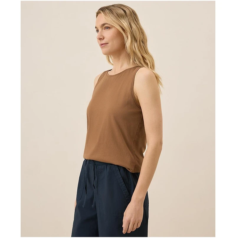 Pact Women's Organic Cotton Softspun High Neck Tank
