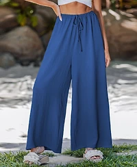 Cupshe Women's Cool and Calm Blue Pants