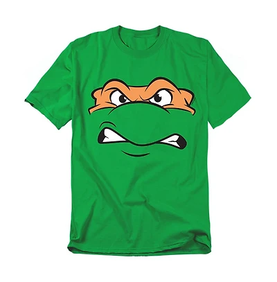 Logovision Men's Teenage Mutant Ninja Turtles Michaelangelo Angry T-Shirt