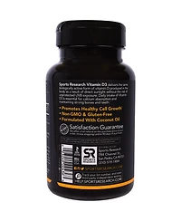 Sports Research Vitamin D3 125 mcg (5 000 Iu)