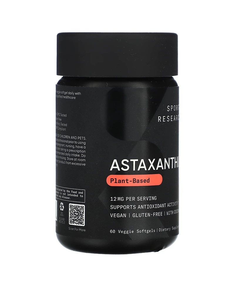 Sports Research Astaxanthin 12 mg