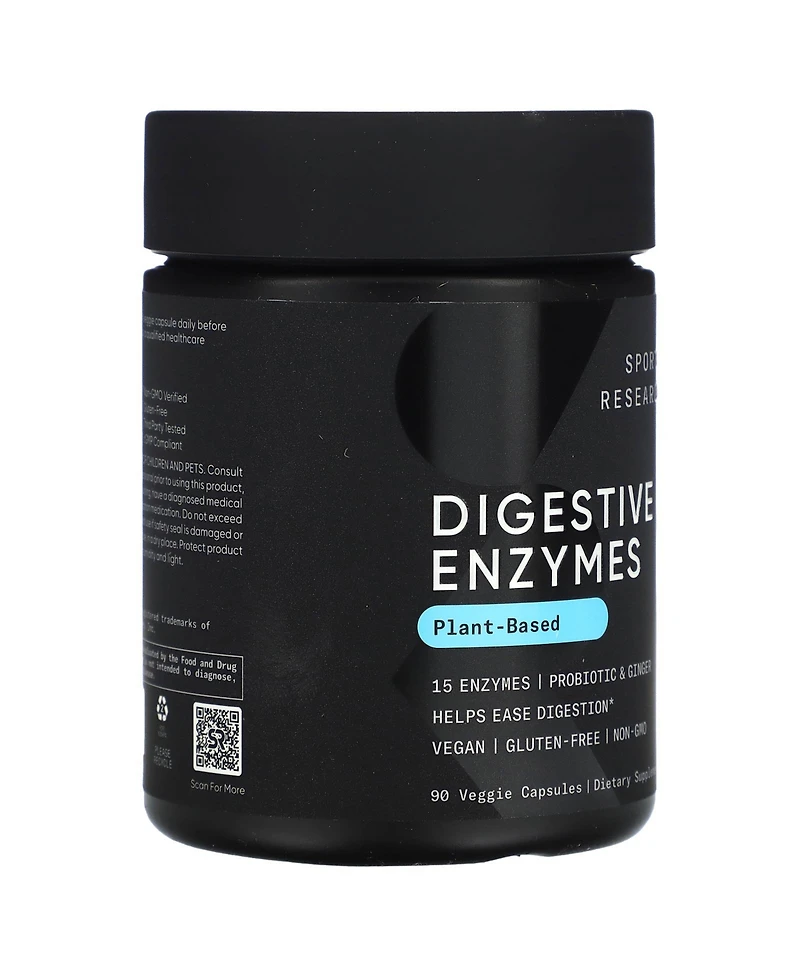 Sports Research Plant-Based Digestive Enzymes