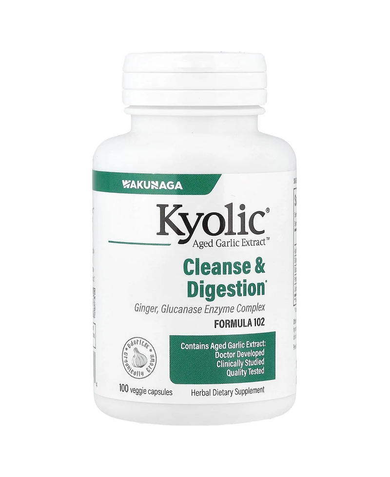 Kyolic Aged Garlic Extract Cleanse & Digestion Formula 102